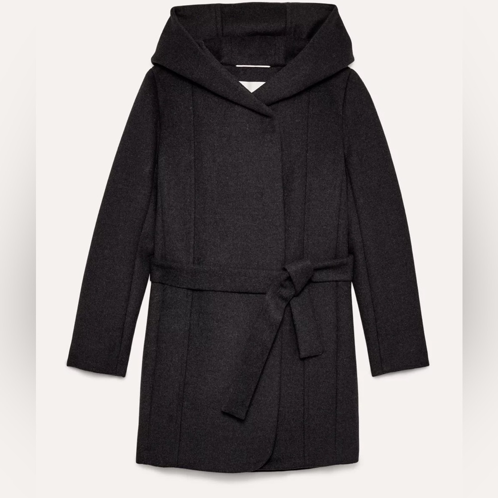 Aritzia Wilfred Brenna Coat in Black